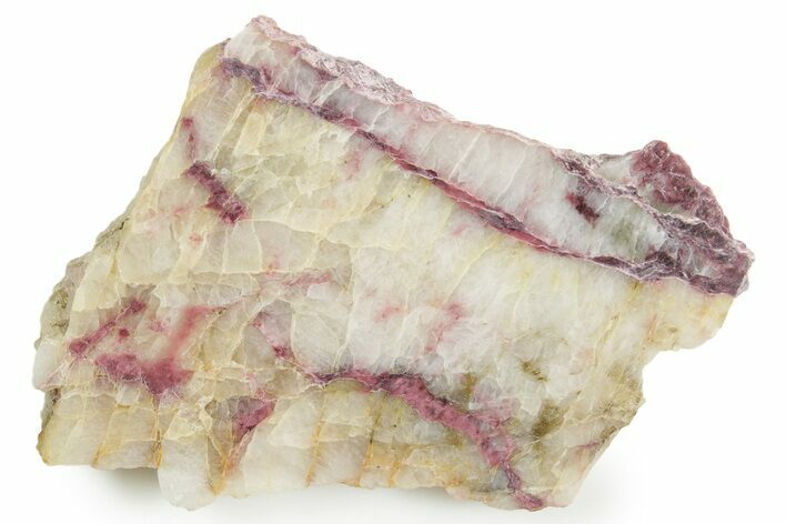 Polished Pink Dumortierite with Quartz Slab - Nevada #371032